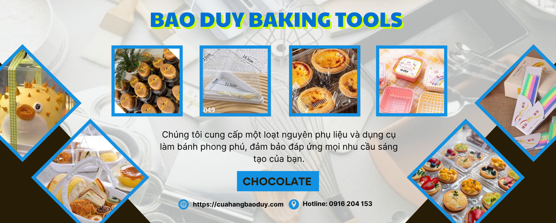 NGUYÊN LIỆU LÀM BÁNH