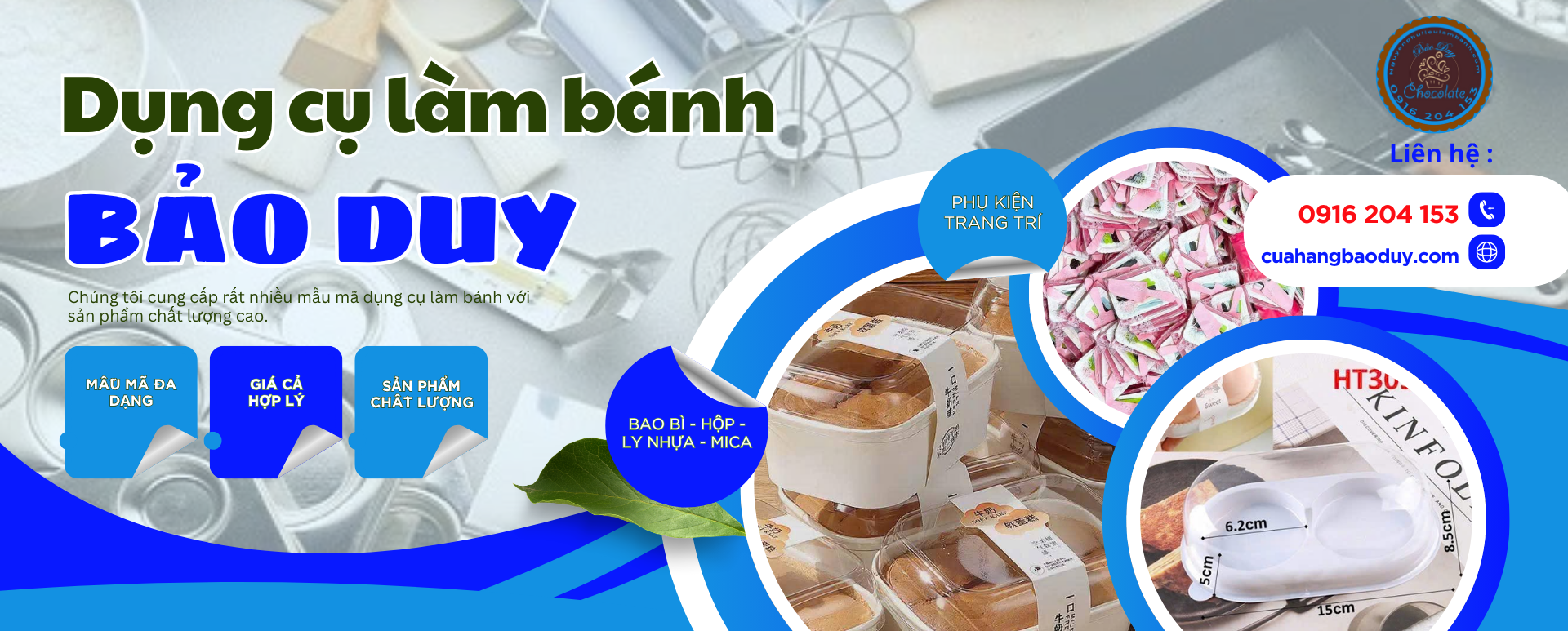 DỤNG CỤ LÀM BÁNH BẢO DUY