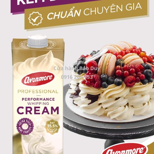 Whipping cream avonmore